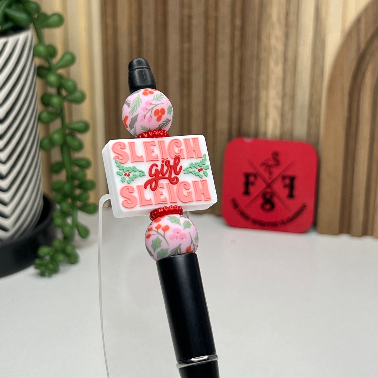 Sleigh Girl Sleigh Plastic Pen